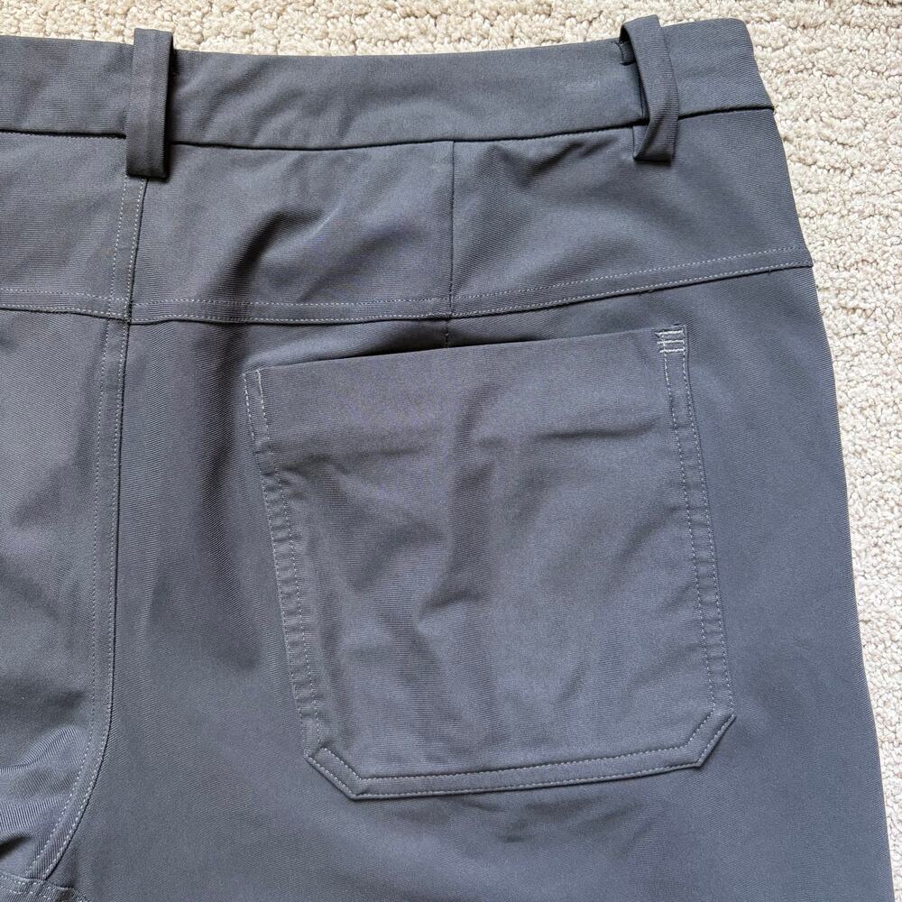 Lululemon Mens Commission Pants Classic Fit Gray 36x31 Office Golf - Picture 2 of 9